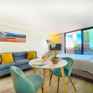 Cozy Studio At Bamboo Close To Waikiki Beach Honolulu